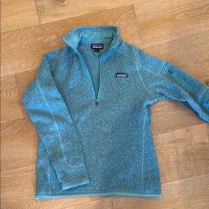 Patagonia Teal Fleece Half-Zip Pullover Women’s Medium - Better Sweater